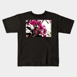 Crab apple tree in bloom Kids T-Shirt